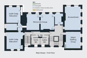 Tyttenhanger House - First Floor Plan